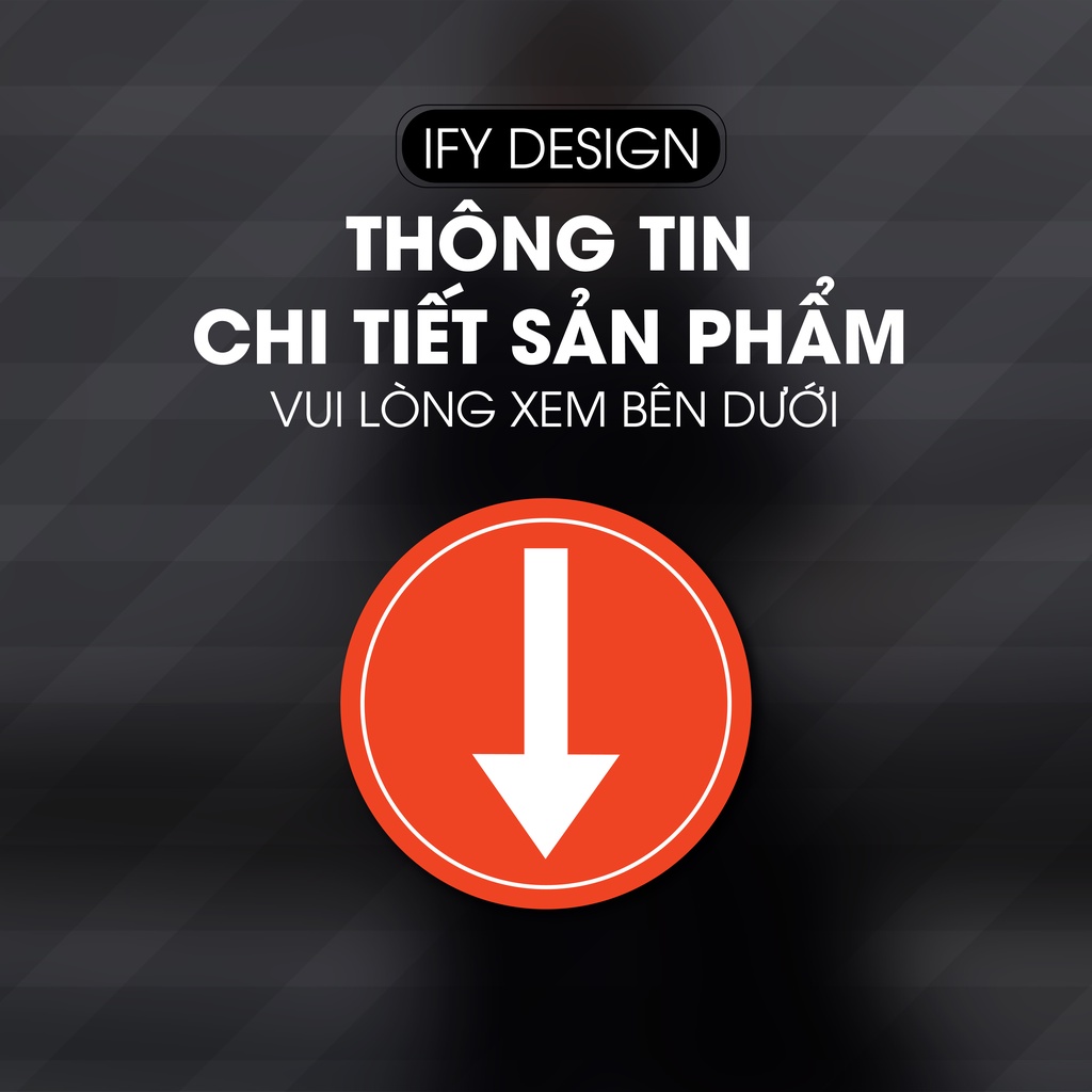 Quần suông nữ ống đứng màu đen sống ly khóa sau IFY Design FS198Q