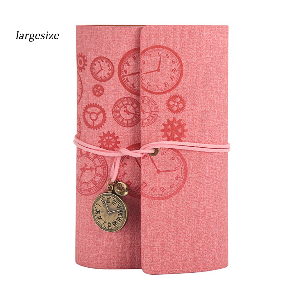 LGSZ☺Travel Portable A6 Loose Leaf Journal Diary Book Notebook Stationery Supplies