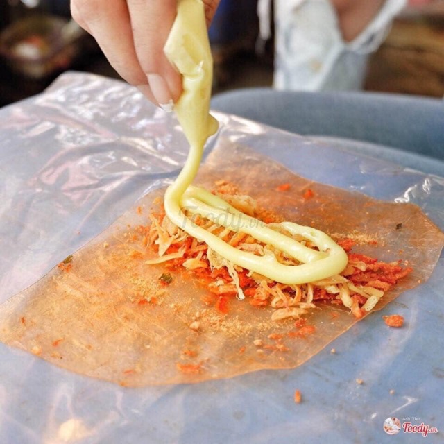 Bánh Tráng Dẻo Tôm Cuốn Bơ