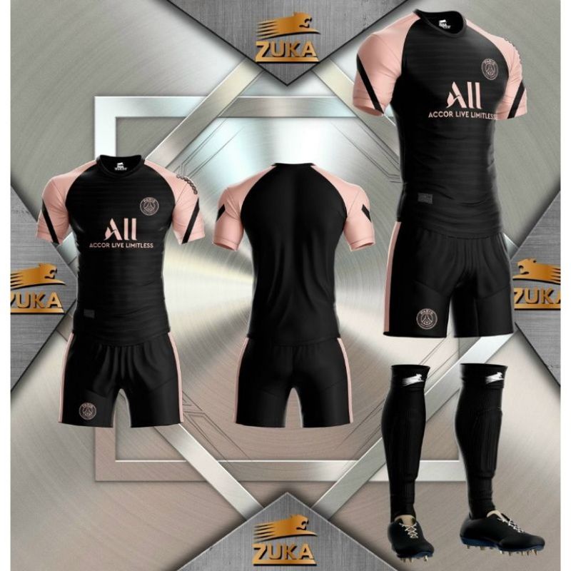 Bộ quần áo bóng đá, áo đá banh CLB Pari 2021-2022 chất vải thun lạnh