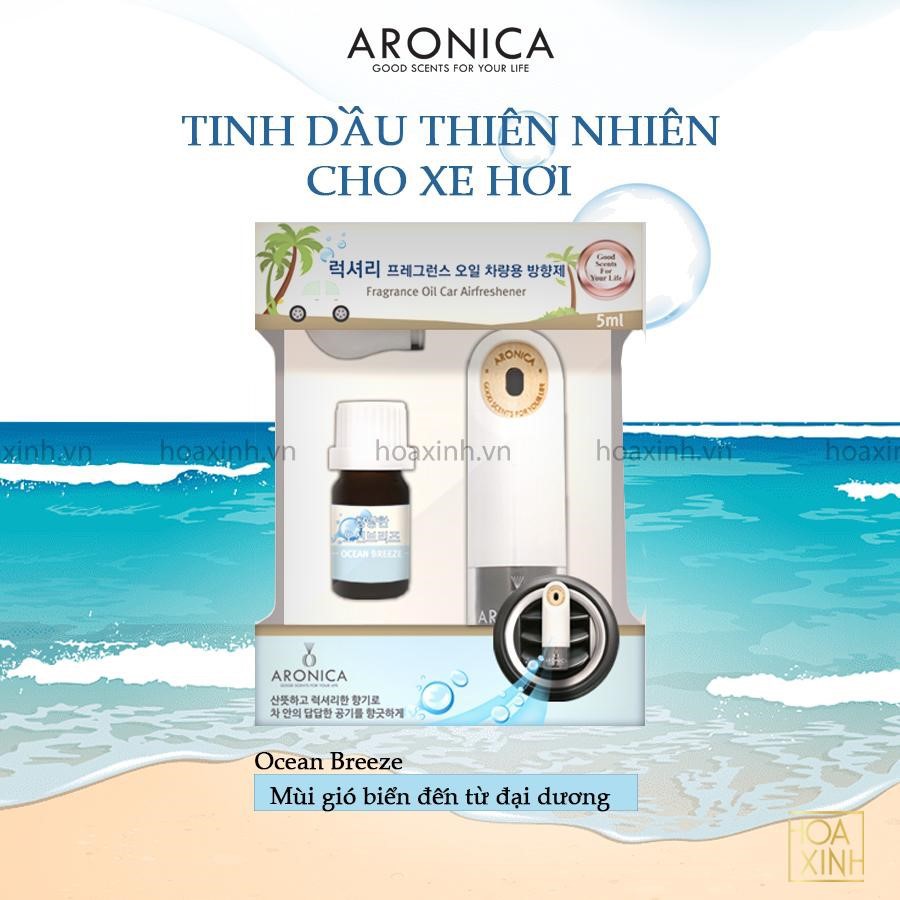 Tinh Dầu Hương Tự Nhiên Cho Xe Hơi Aronica Hàn Quốc - Car Airfreshener Korea 5ml