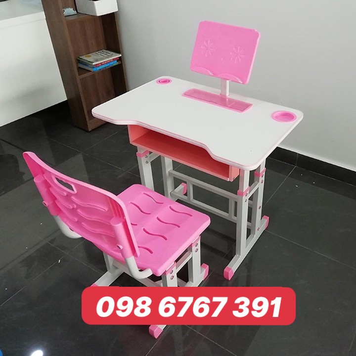 Combo Bộ bàn ghế học sinh chống gù, chống cận kèm quà tặng bao gồm đèn led 3 chế độ, chống cằm