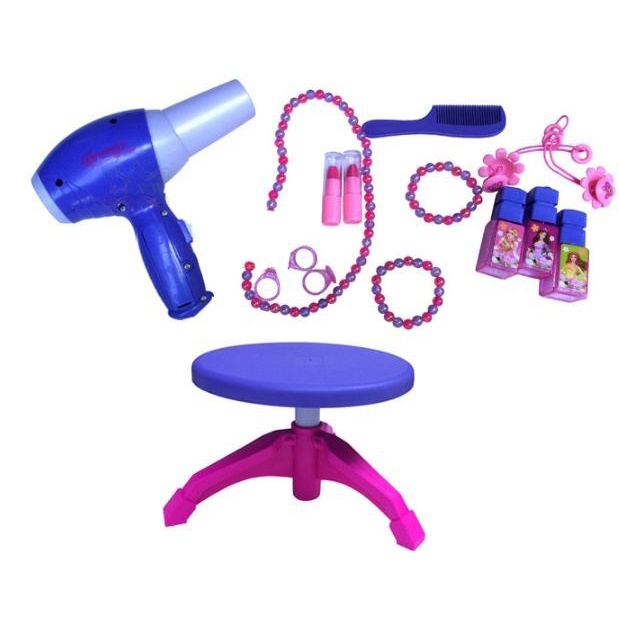 ZF โต๊ะเครื่องแป้งเด็ก ของเล่นจำลอง โต๊ะเจ้าหญิง โต๊ะเครื่องแป้งเจ้าหญิง โต๊ะเครื่องแป้ง ของเล่นเด็ก | BigBuy360 - bigbuy360.vn
