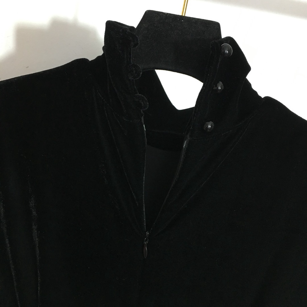 Váy dài nhung dài tay thời trang nữ cao cấp Dior CD sành điệu, thanh lịch và cá tính