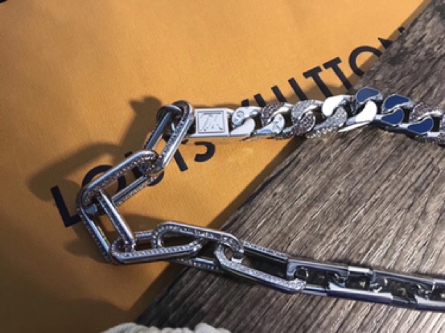 Vòng cổ L0uis Vuitt0n x Virgil Abloh chain link necklace ss20