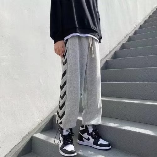 Quần Baggy Trơn Đơn Giản Màu Có Túi Bên Hông Kích Thước 3XL Phong Cách Harajuku Mới Cho Nam Và Nữ