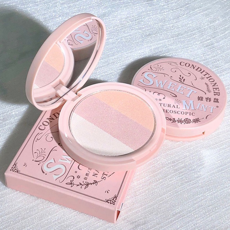 Bảng Phấn Má Hồng/Tạo Khối Màu Bạc Hà Ngọt Ngào