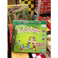 Bộ Cờ 6 in 1 Ô Ăn Quan - Cờ Caro - Cờ Gánh - Cờ Vây - Cờ Nhảy - Cờ Cá Ngựa