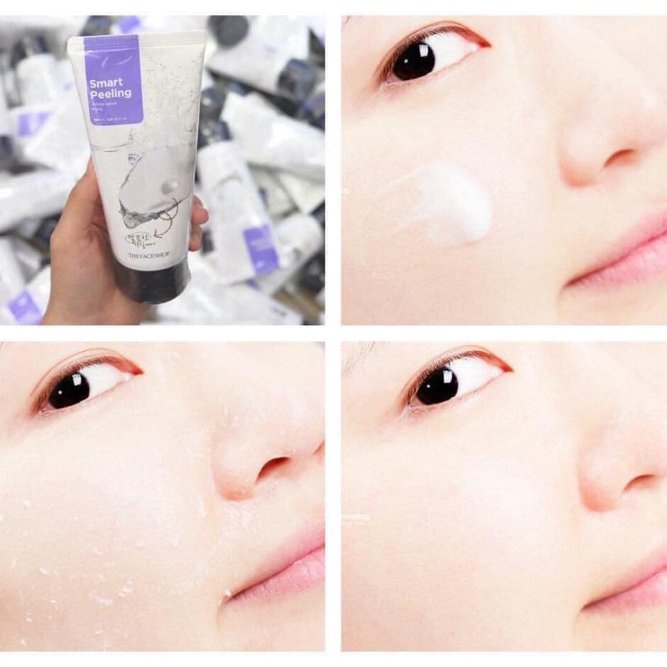 Gel tẩy tế bào chết ngoc trai cho mặt