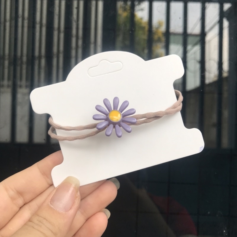 100 bìa gắn vòng tay, thun cột tóc, vòng cột tóc, size 7x9cm