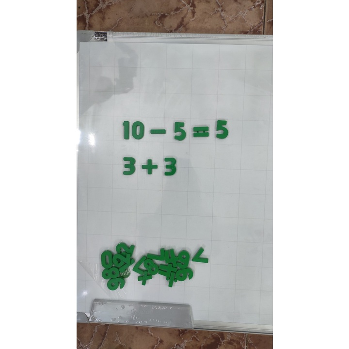 Bộ nam châm chữ và số dành cho bé học tập tại nhà