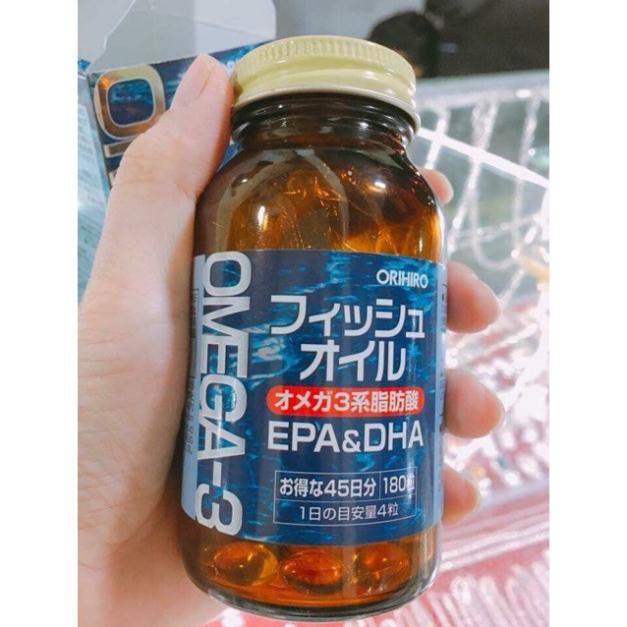 Dầu Cá Omega 3🔥FREE SHIP🔥 Dầu Cá Omega 3 Orihiro Fish Oil Nhật Bản Bảo Vệ Tế Bào Gan - Giảm Cholesterol Made in Japan