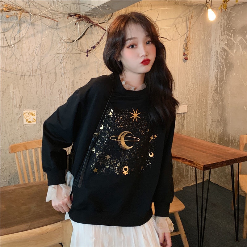 Áo Khoác Hoodie Dáng Rộng Ngắn Vải Lông Cừu Dày Dặn Phong Cách Chic Hồng Kông Cổ Điển Thời Trang Mùa Đông Cho Nữ