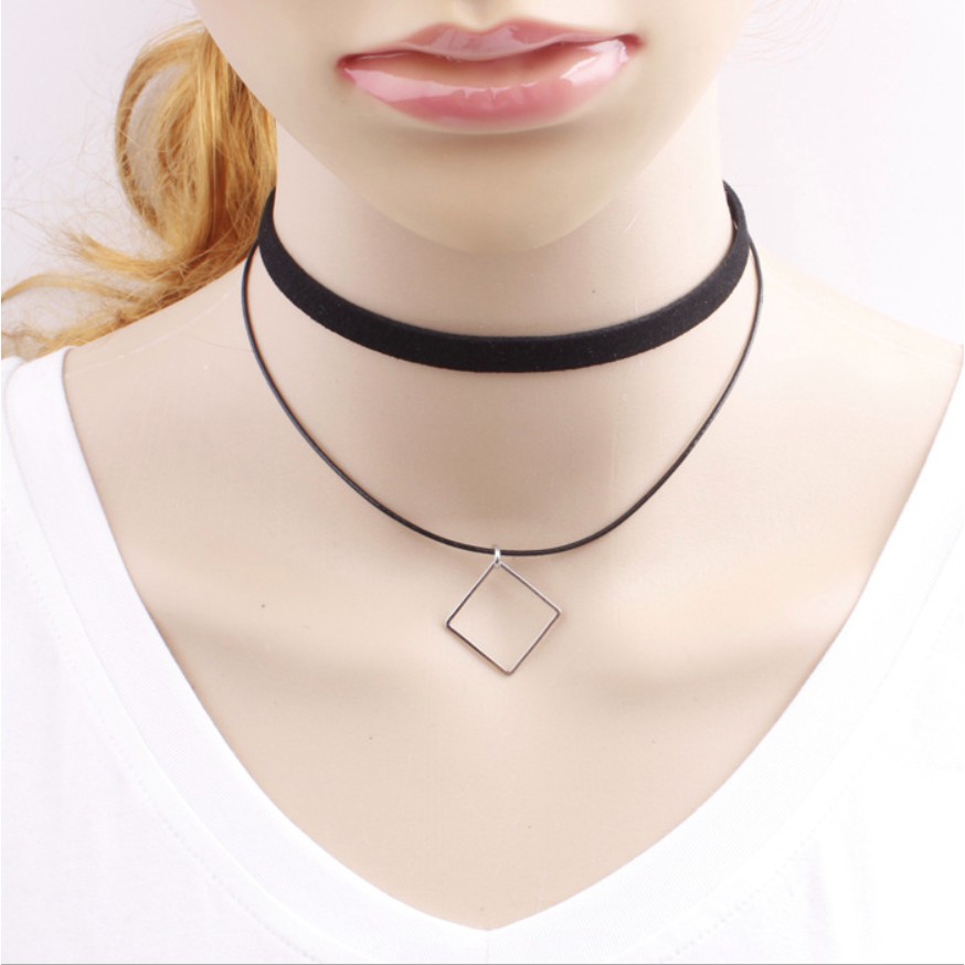 Combo 10 vòng cổ nữ choker siêu cá tính