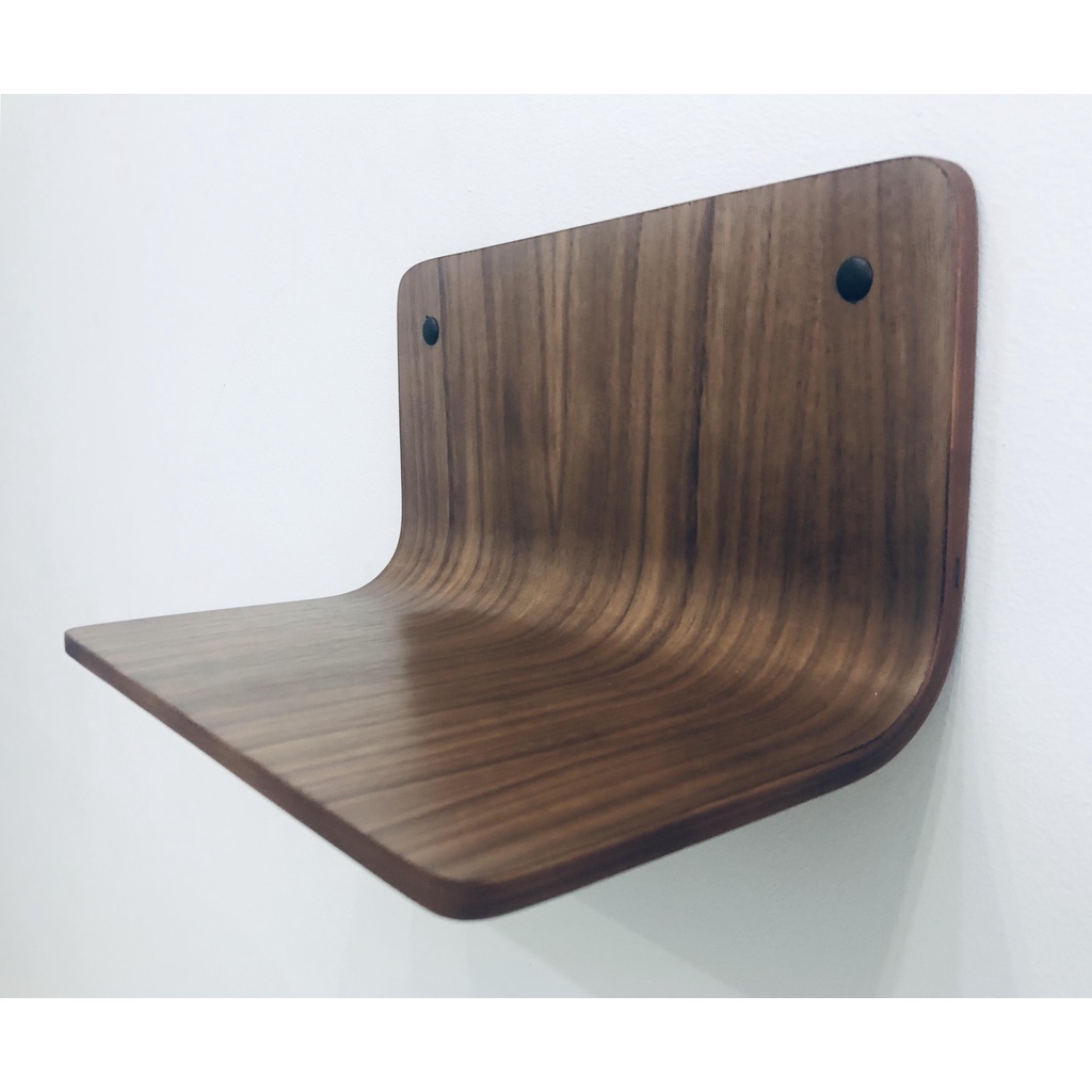 Kệ đầu giường, kệ trang trí Plyconcept Salsa Side Shelf - Màu Walnut tự nhiên