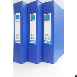 Cặp hộp vuông - 7cm - Nhựa PVC vân Kẻ TRÀ MY Mã SP: 8151 [Văn phong phẩm]