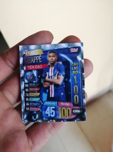 THẺ IN: Thẻ insert match attax 2019/20 phiên bản đẹp