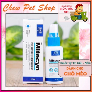 Trị Gầu, Nấm ALKIN MITECYN hàng sịn kỳ nam- Phụ kiện chó mèo Chewpet