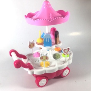 Đồ Chơi Xe Kem Tự Động Có Nhạc-Đèn Mẫu Mới Cho Bé
