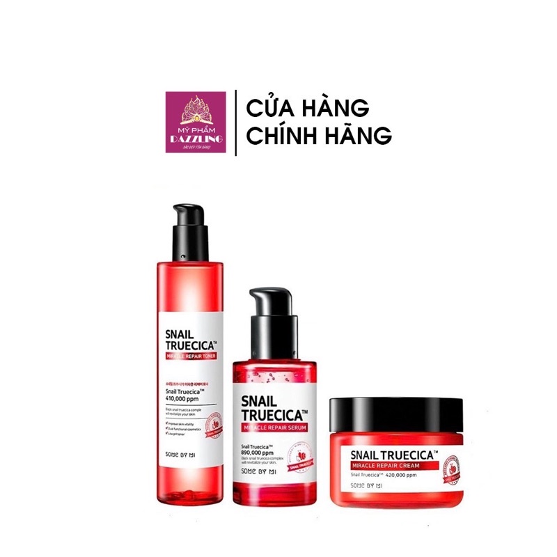 Combo 3 Sản Phẩm Phục Hồi Da Some By Mi Snail Truecica Fullsize
