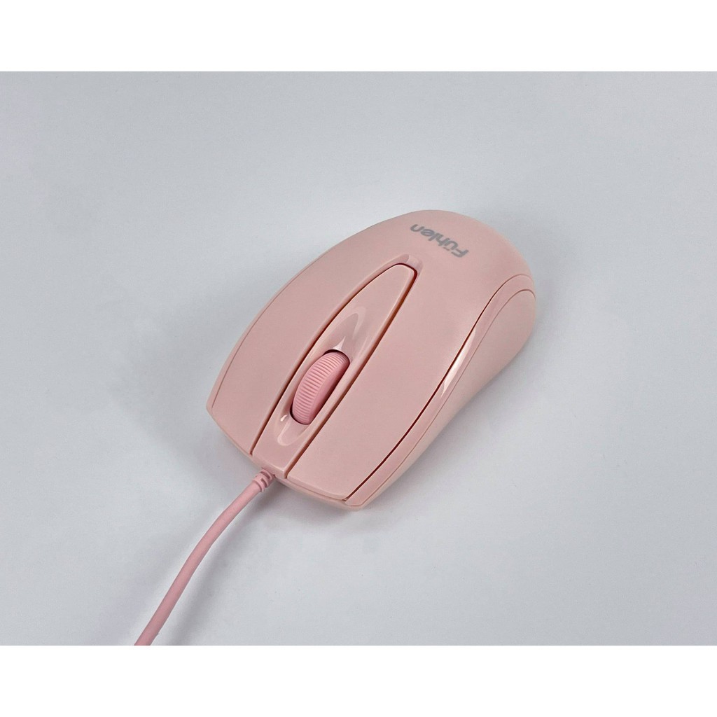 Chuột máy tính màu hồng chơi game giá rẻ chính hãng Chuột Fuhlen L102 Pink