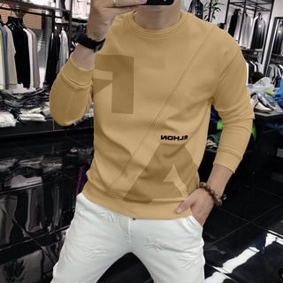 Áo Thun Nam Dài Tay Unisex. Áo thu đông trơn tay dài cổ tròn basic vải Poly 2Da N04