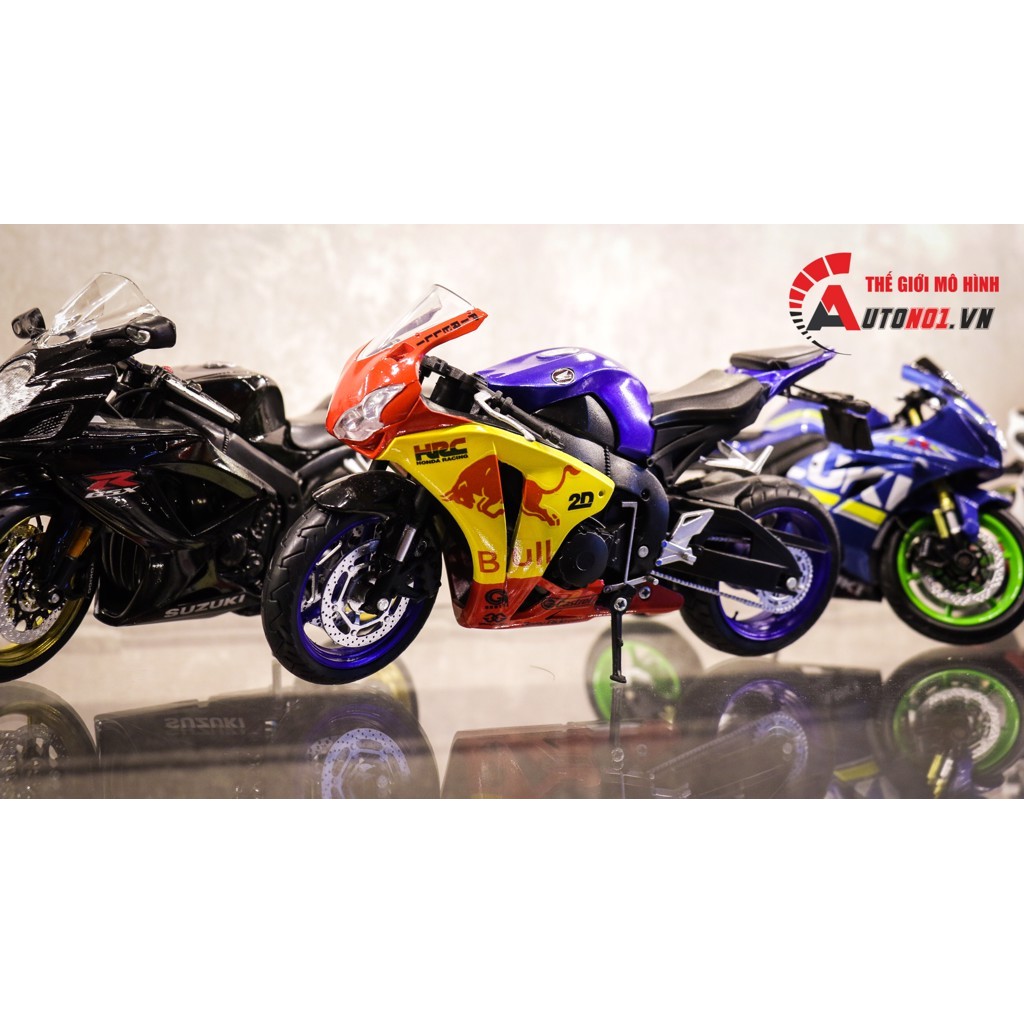 MÔ HÌNH XE ĐỘ HONDA CBR 1000RR CUSTOM REDBULL 1:12 JOYCITY D030