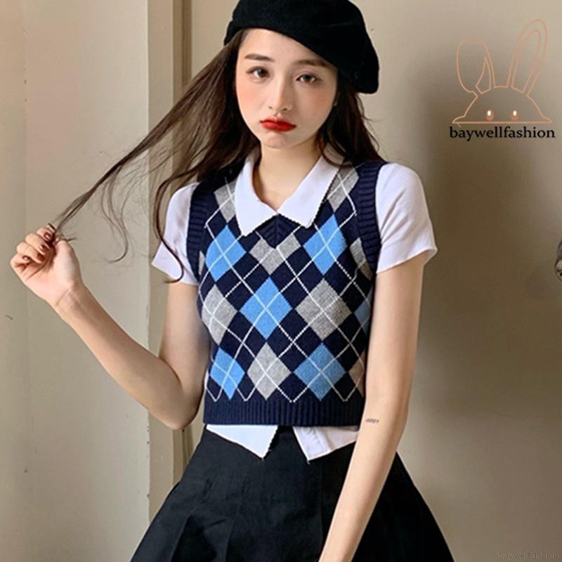 Áo Khoác Len Không Tay Cổ Chữ V Thời Trang Cho Nữ | BigBuy360 - bigbuy360.vn