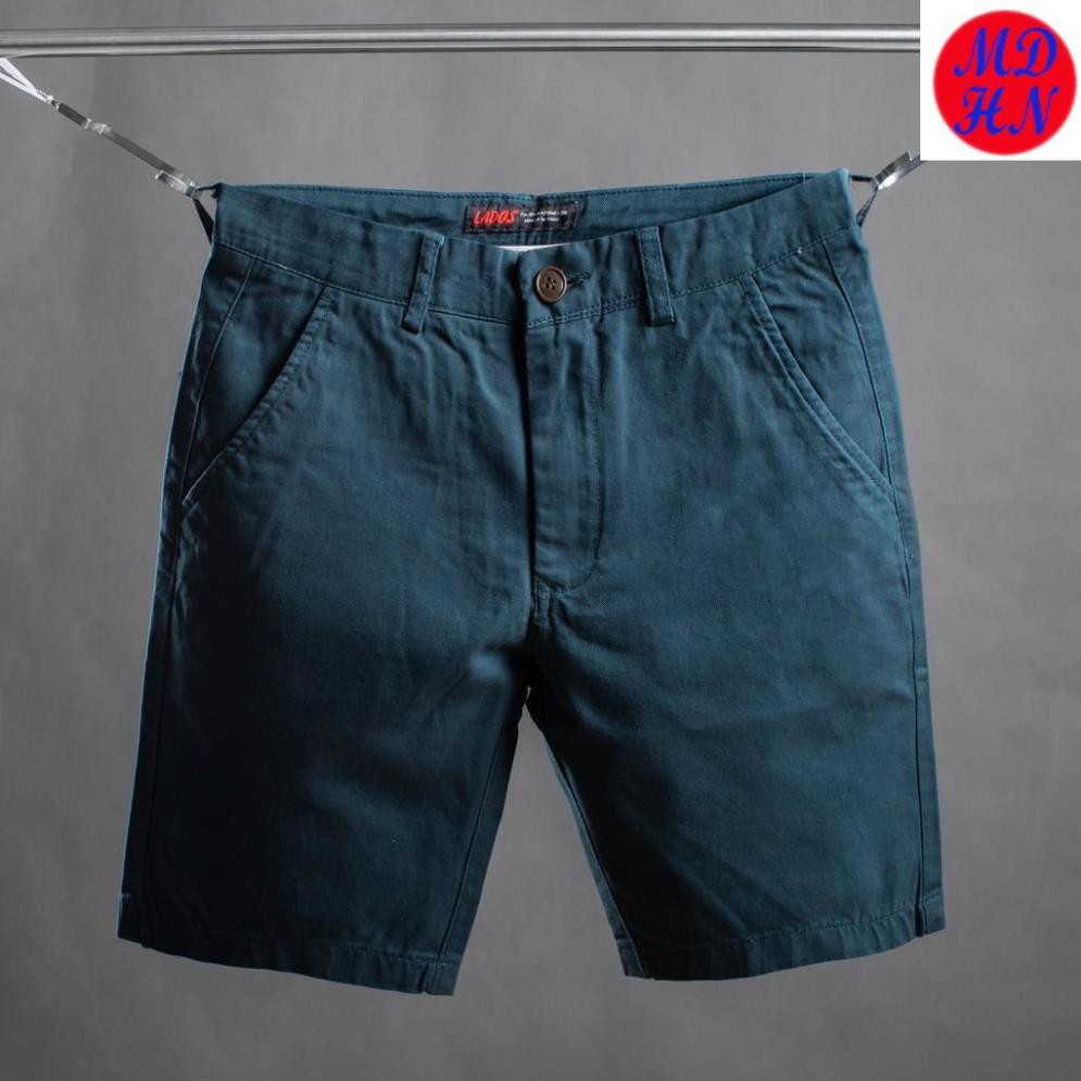 Quần short kaki đơn giản MDHN - 4041 với chất liệu kaki dày dặn khỏe khoắn - Quần short nam form chuẩn ôm dáng