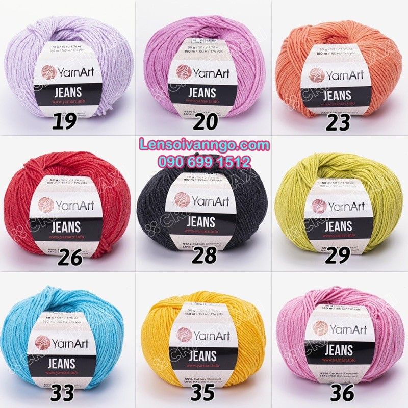 Len jeans yarn art 50g
