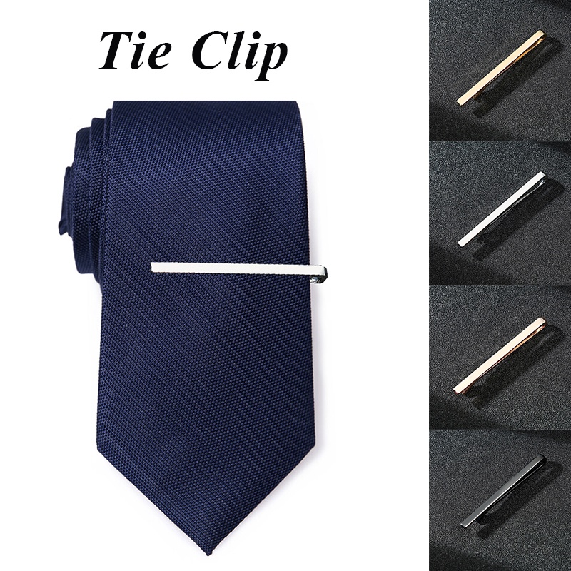 Kẹp Cà Vạt Thiết Kế Đơn Giản Thời Trang Hàn Quốc Cho Nam