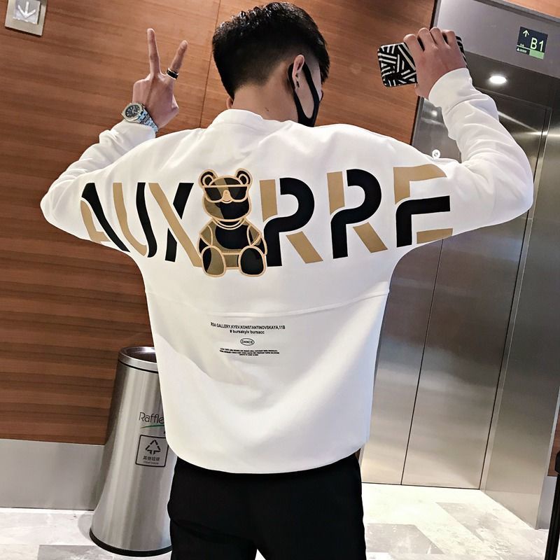 Áo Sweater Cổ Tròn Lót Lông Cừu Dày Dặn Thời Trang Mùa Đông Cho Nam Giới 8.5