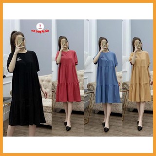 Váy bầu thiết kế chan/e size 50 -75kg chất thun mền mại co giãn ( ảnh thật )