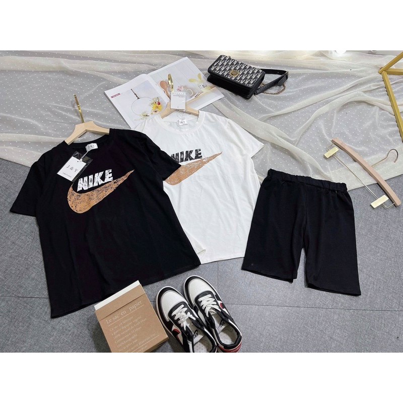 bộ áo thun quần legging đùi lỡ NAII siêu đẹp SL
