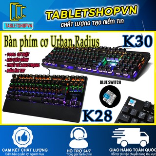 Bàn phím cơ game thủ K28 - K30 có đèn LED - Bảo hành 3 tháng