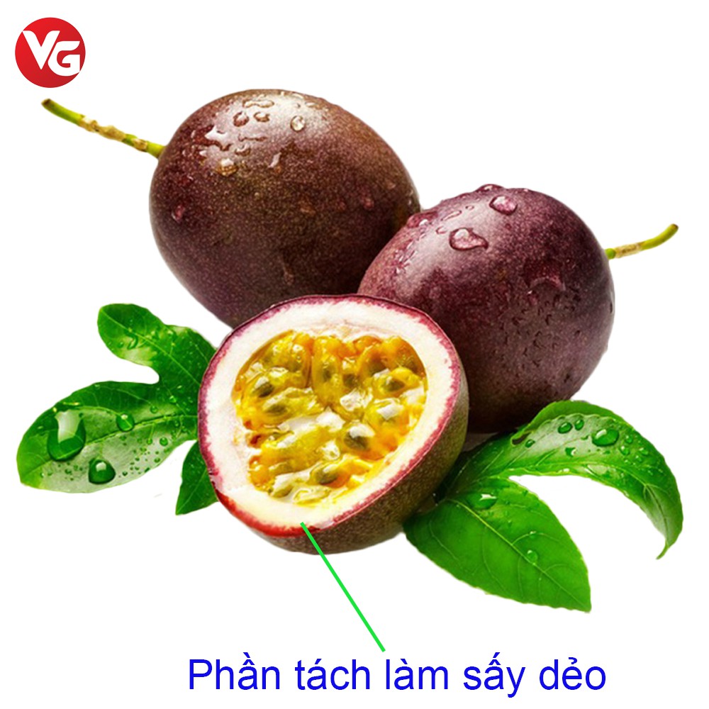 Chanh dây sấy dẻo ít đường/ Trái cây sấy dẻo vị chua ngọt thơm quả chanh leo/ ăn vặt healthy ăn kiêng quà tặng | BigBuy360 - bigbuy360.vn