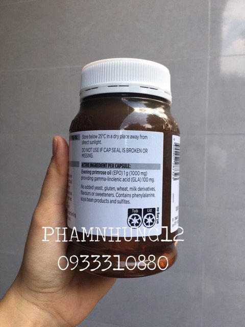 Tinh Dầu Hoa Anh Thảo Blackmores (190 viên). | BigBuy360 - bigbuy360.vn