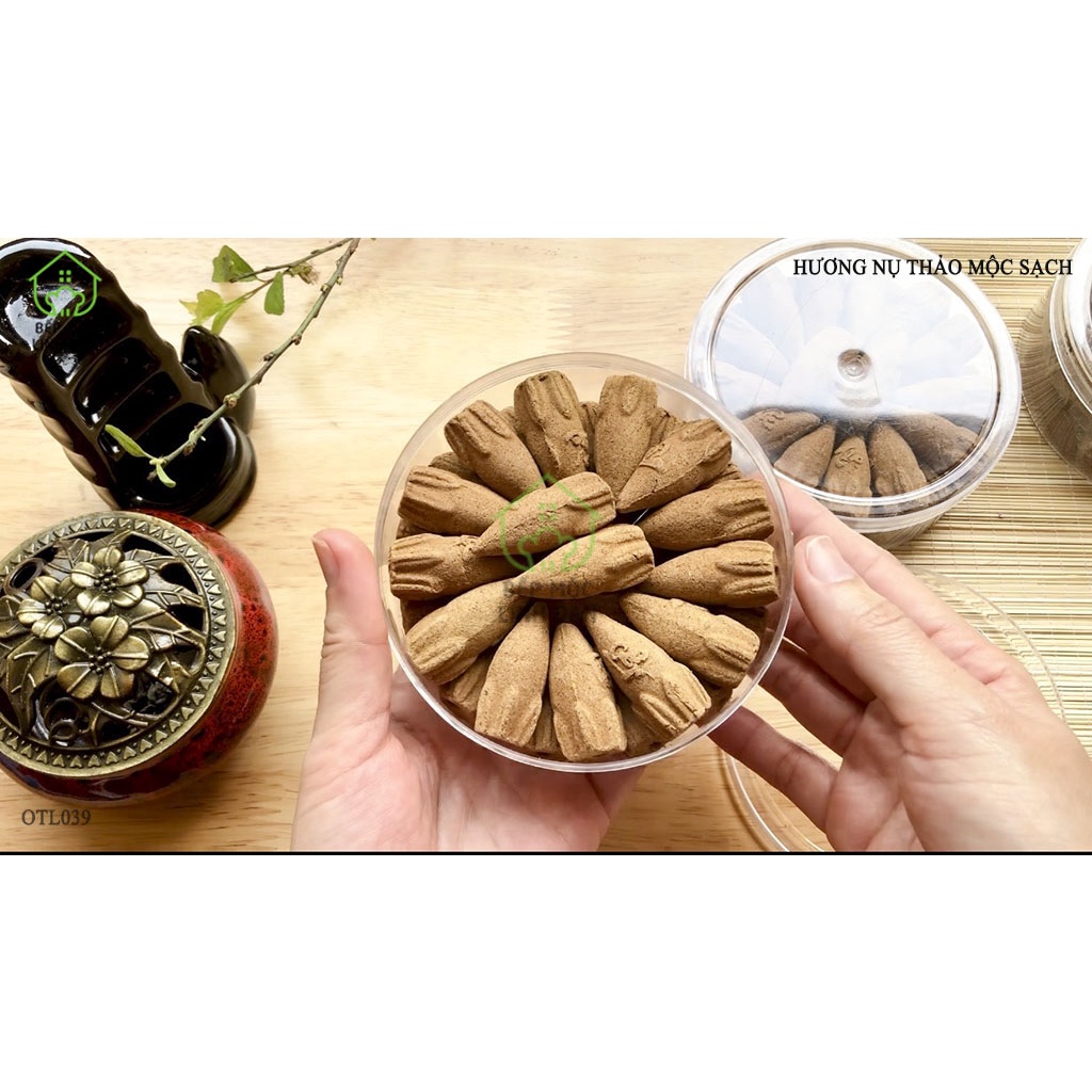 Nhang Nụ Búp Sen Thảo Mộc Nguyên Chất HAHANCO  Hương Thơm Dịu Nhẹ