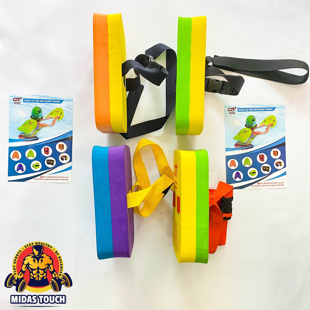 Phao Lưng Tập Bơi Trẻ Em Người Lớn - 2 loại Liền Khối và có thể Tách Lớp - Chất Liệu EVA Độ Nổi Cao Chống Cong Vênh
