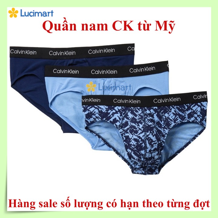 Set 3 hoặc 4 quần lót nam Calvin Klein [Hàng Mỹ]