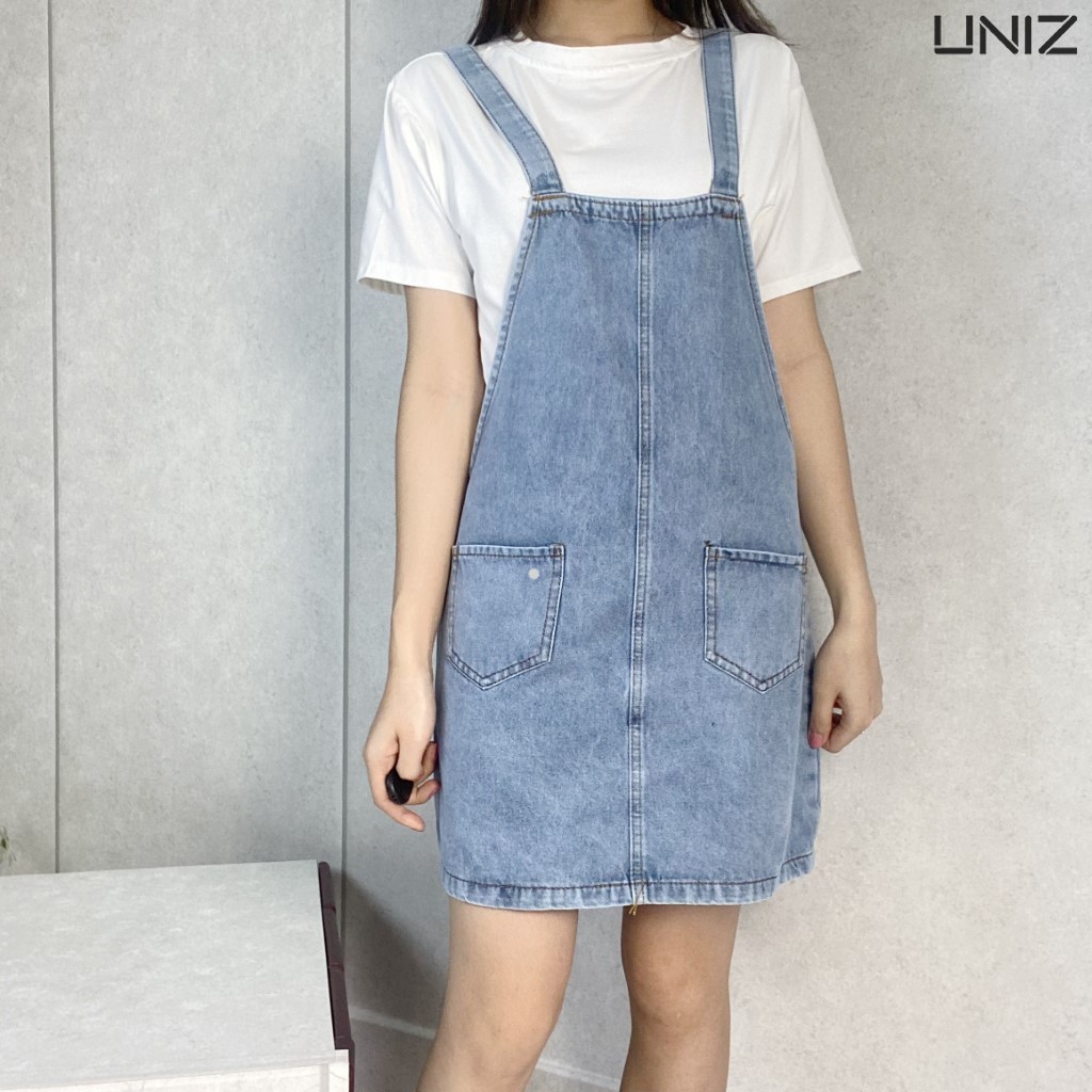 Váy yếm bò 2 váy bò ngắn UNIZ | BigBuy360 - bigbuy360.vn