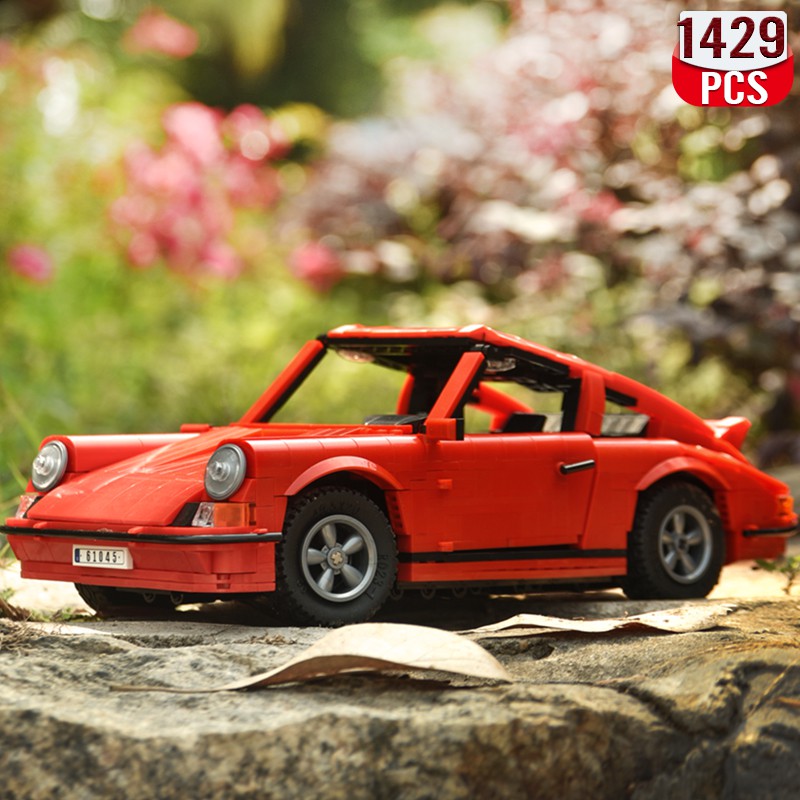 Đồ chơi Lắp ráp Mô hình siêu xe C61045 Retro Sports Car 911turbo