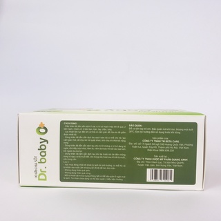 Khăn Lau Hạ Sốt Dr Baby (hộp 25 miếng)