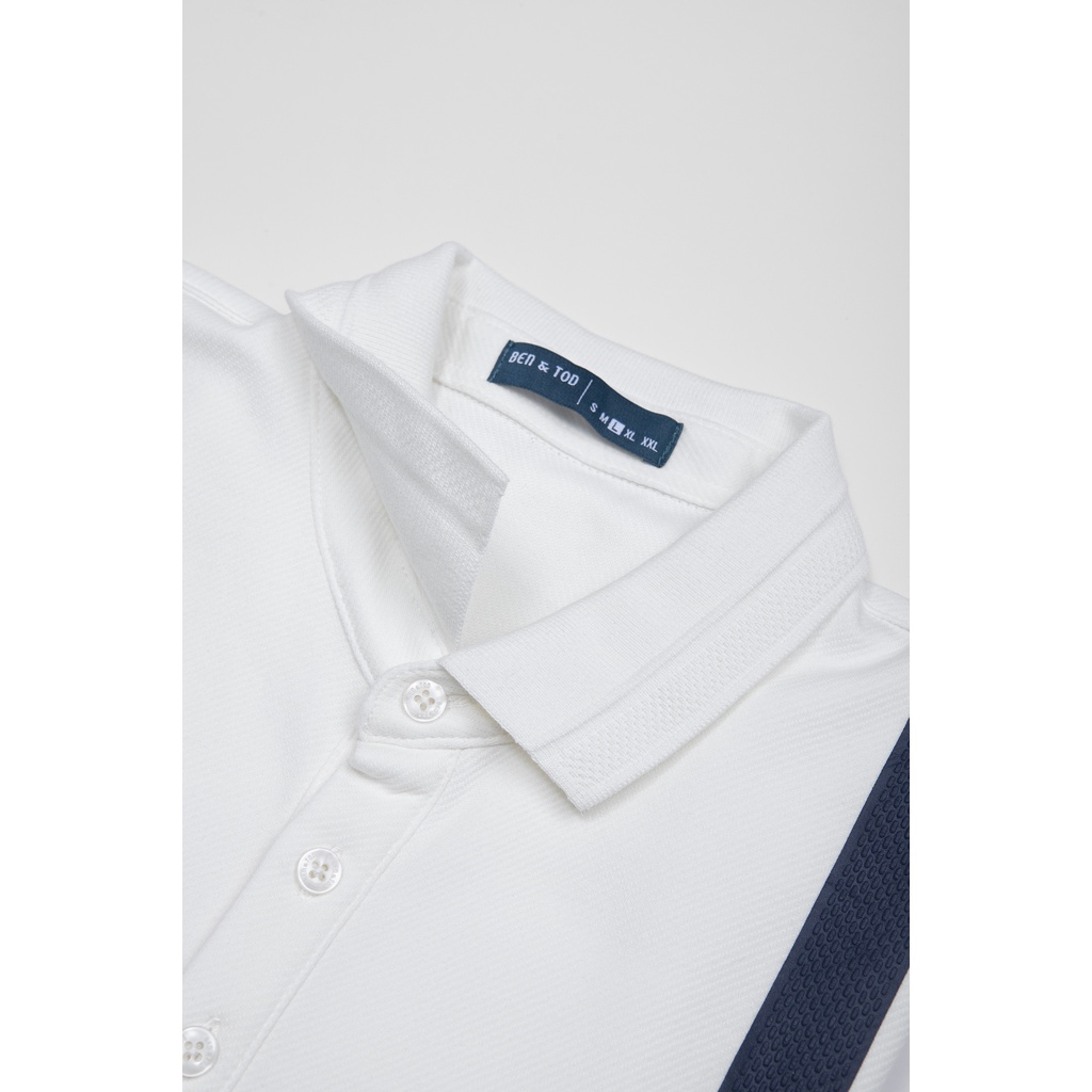 Áo thun POLO BEN &amp; TOD hoạ tiết cotton cao cấp phong cách trẻ trung 21050