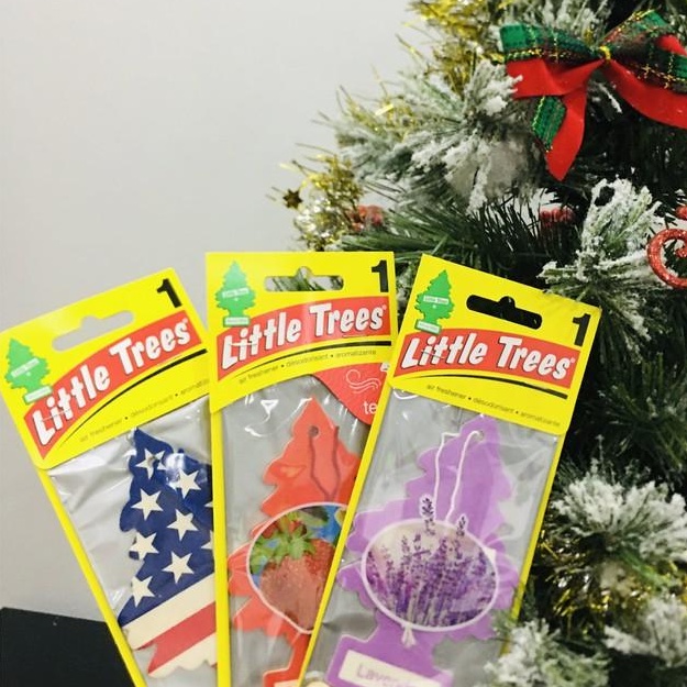 [Combo 5 vị hương] cây thông thơm little trees,lá thông thơm usa của mỹ khử mùi ô tô, phòng ngủ, tủ quần áo, toilet