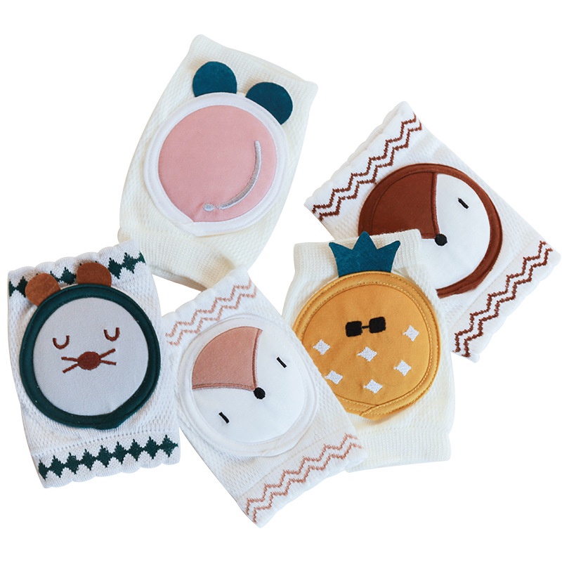 Đệm Bảo Vệ Đầu Gối Cho Bé Bò Xuân Hè Bằng cotton Thoáng Khí Chống Rơi Hàng Mới