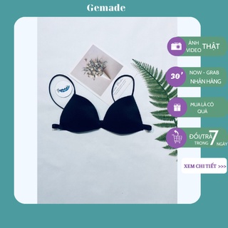 Áo lót su trơn đúc 2 dây mảnh croptop đẹp M18