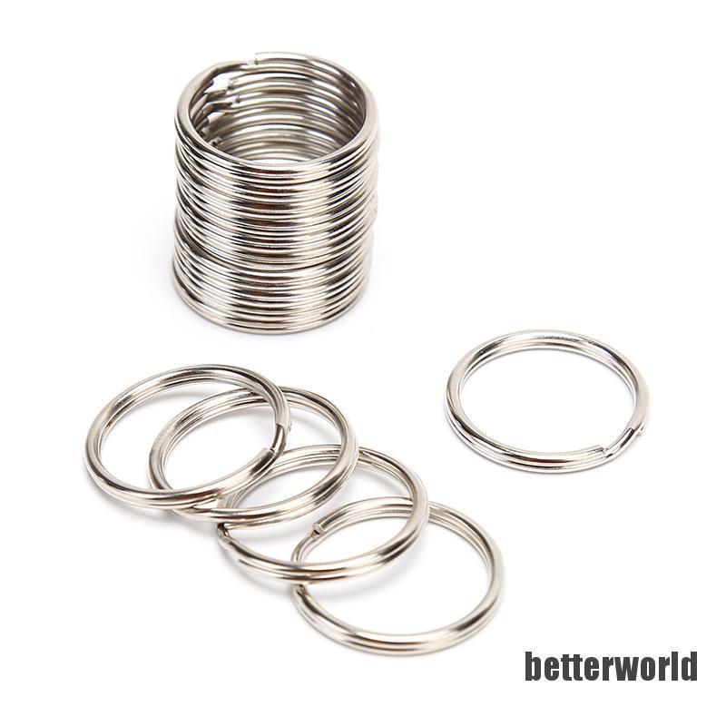 Bộ 100 Chiếc Nhẫn Kim Loại Tròn Đặc Biệt