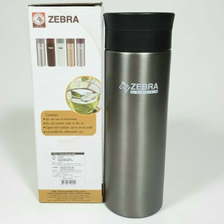 Bình giữ nhiệt kèm túi lọc trà Inox Zebra Eva 0,45L-mã 112915