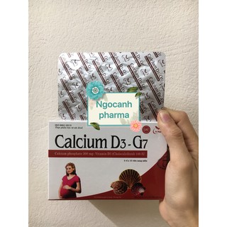 Viên uống CALCIUM D3 - G7 bổ sung canxi,d3 cho mẹ bầu